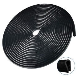 Kantenschutz Autotür, 10M Autotürschutz 10 m Edge Schutzband für Autos, Autokantenverkleidung, U-förmiger Kantenschutz aus Gummi, Türschutz Auslaufschutz Angebot bei HelloDeals