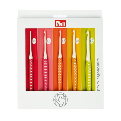 Prym 218440 Wollhäkelnadel Set prym.ergonomics, Kunststoff, multicolor, alabasterweiß, 3,5 mm - 6 mm Angebot bei HelloDeals