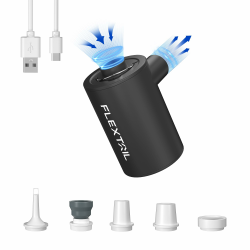 FLEXTAIL MAX Pump 2024, Tragbare Elektrische Luftpumpe, Camping Luftpumpe, Vakuumpumpe, Ultraleicht & Taschenformat, 1600-mAh-Akku für Luftmatratzen, Poolschwimmer, Vakuumbeutel Angebot bei HelloDeals
