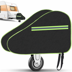AiQInu Deichselabdeckung mit Reflektierendem Rand, Universal Deichselhaube Groß Wasserdicht Wohnwagen deichselabdeckung mit Verstellbare Gurtschnalle Deichselschutzhülle Angebot bei HelloDeals