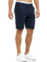 Indicode Herren Cuba Chino Shorts mit 5 Taschen aus 100% Baumwolle | Bermuda Sommershorts für Männer Angebot bei HelloDeals