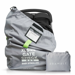 XL Gate Check Transporttasche für Kinderwagen 600D Polyester - Flugreisen & Aufbewahrung - Robust & Wasserdicht - Groß 120x58x35cm Angebot bei HelloDeals