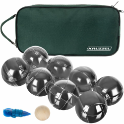 Boule 8 Kugel Set mit Zubehör für Outdoor-Aktivitäten Gravierte Motiven Hülle 22915 Angebot bei HelloDeals
