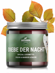 Diebe der Nacht 250ml Marder Lockmittel Gel für Marder, Fuchs, Dachs, Waschbären Duftstoff Lockstoff Köder für Fallen Marderlockmittel für Lebendfallen Köder für Marderfalle (59.96€ / l) Angebot bei HelloDeals