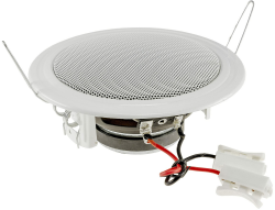 ChiliTec Einbaulautsprecher Deckenlautsprecher 60W flach Einbau Decke Wand Rund 135mm Lautsprecher für Büro Küche Wohnzimmer Heimkino Weiß Angebot bei HelloDeals