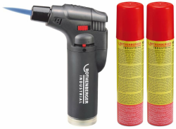 ROTHENBERGER Industrial Sturmfeuerzeug | Universalbrenner | Lötbrenner | wiederbefüllbar | Regulierbare und windsichere Flamme inkl. 2 x Nachfüllgas 100 ml ***Farbe Nicht wählbar*** Angebot bei HelloDeals