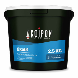 Oxalit 2,5 kg Teichschlammentferner zur Teich Reinigung von Laub, Teich Schlamm und Ablagerungen wirkt innerhalb weniger Minuten mit Sauerstoff Angebot bei HelloDeals