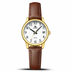 Uhr Damen Armbanduhr Damen Uhr mit Großen Ziffern Analog Quarzuhr für Frauen mit Lederband Angebot bei HelloDeals