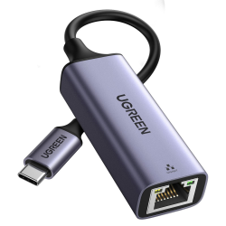 UGREEN Ethernet Gigabit Adapter, Thunderbolt USB C auf RJ45 Netzwerk LAN 1Gbps Kompatibel mit MacBook Pro 2023 Air M2 M1 Chromebook XPS Surface iPad Pro Air Galaxy Tab S8 S23 Ultra (Grau) Angebot bei HelloDeals