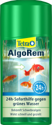 Tetra Pond AlgoRem - 24-Stunden-Soforthilfe gegen grünes Wasser im Gartenteich, bekämpft Schwebealgen, 500 ml Flasche Angebot bei HelloDeals