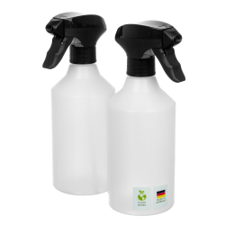 Sprühflaschen, 2 x 500 ml, nachhaltige Herstellung aus Green-PE, Polyethylen (PE), Langlebig Angebot bei HelloDeals