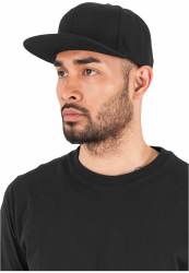 Flexfit Cap Classic Snapback, klassische Snapback Cap mit geradem Schirm Einheitsgröße blk/blk Angebot bei HelloDeals
