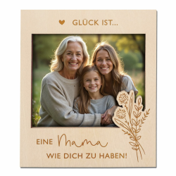 Joli Coon Muttertagsgeschenk - Bilderrahmen für euer gemeinsames Bild - Glück ist eine Mama wie dich zu haben - Muttertag Geschenk Angebot bei HelloDeals