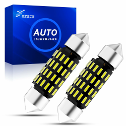36MM Soffitte Auto-Innenraumleuchten 320LM 6500K Gleichstrom DC 12/24V 2 Stück Angebot bei HelloDeals