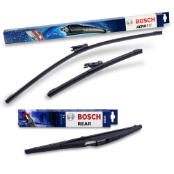 Bosch Scheibenwischer Heckwischer Vorne + Hinten, Aerofit AF299 + H840, Wischer Scheibenwischerblätter Set für Frontscheibe und Heckscheibe Angebot bei HelloDeals
