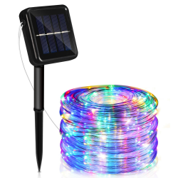 Solar Lichterkette Aussen 30M 300LED, Lichtschlauch Außen Innen 8 Modi Lichtschlauch für Weihnachten, Party. Wasserdicht Außenlichterkette- Farbe Angebot bei HelloDeals