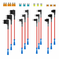 Funtery Stromdieb 12 Stück, Stromdieb Sicherung Kfz Standard/Mini Stromdieb Kfz 4 Typen Stromdiebe Kfz mit Kfz Sicherung für Auto Lkw Boot Angebot bei HelloDeals