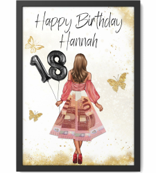 Papierschmiede® Geldgeschenk zum 18. Geburtstag | Look Änderbar! | 18 Jahre Bild mit Rahmen Geburtstagsgeschenk Beste Freundin 18. Geburtstag | Geschenk für Frau | Mädchen Geschenke | Jahrgang 2007 Angebot bei HelloDeals