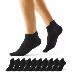 10 Paar Sneaker Socken Herren und Damen, Baumwolle Kurze Sportsocken, Laufsocken Anti Schweiß Atmungsaktive Socks Angebot bei HelloDeals
