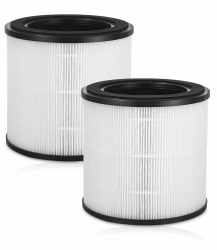2 Stück HEPA-Ersatz Ersatzteil Aktivkohlefilter-Set Kompatibel mit Philips 800 Series Luftreiniger, Teilenummern FY0194/30, FY0293/30. Geeignet für AC0830/10 AC0820/30、AC0820/10、AC0819/10、AC0850/11 Angebot bei HelloDeals