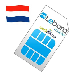 Niederlande anonyme Prepaid SIM-Karte Holland Lebara von beachsim Angebot bei HelloDeals