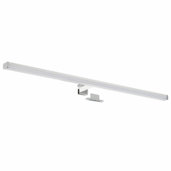 SEBSON® LED Spiegelleuchte 80cm, Bad IP44, Aufbauleuchte + Klemmleuchte, neutralweiß 4000K, 780x98x44mm, 15W 1300lm, Aluminium, Schminklicht Angebot bei HelloDeals