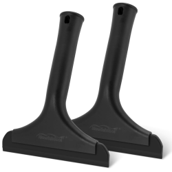 NEWISHTOOL Kleiner Rakel für Auto Windschutzscheibe, Fenster, Seitenspiegel, Glastür Wasserentfernung, Silikonblattabzieher für Duschtür, Glasspiegel, Auto Wasserblattwischer, 2 Stück Angebot bei HelloDeals
