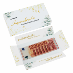 Jugendweihe Geldgeschenk Geschenkverpackung Geldgeschenk zur Jugendweihe Erste Million Jugendweihe für Erwachsen Party Gäste Deko (Jugendweihe) Angebot bei HelloDeals