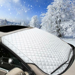 Windschutzscheibenabdeckung Frontscheibenabdeckung Winter Scheibenabdeckung Auto Frostabdeckung Sonnenschutz Winschutzscheiben Abdeckung Faltbar Für Die Gegen Schnee, EIS,150X100CM Angebot bei HelloDeals