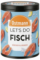 Ostmann Gewürze - Let's Do Fisch Allrounder | Gewürzsalz für Bratfisch, Flammlachs und Meeresfrüchte | Würziger Allrounder mit Senf, Zitrone und Dill | 85 g in recyclebarer Metalldose Angebot bei HelloDeals