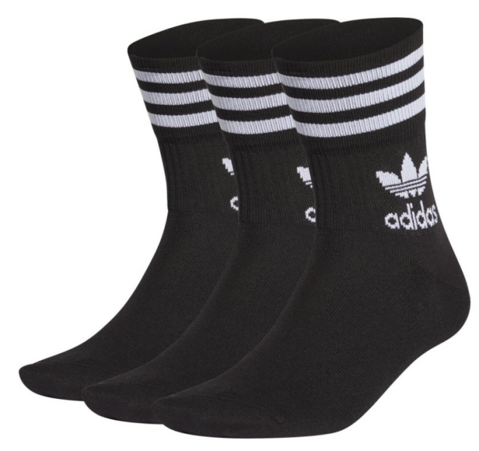[Für kurze Zeit] adidas Originals MID CUT 3 PACK UNISEX - Socken