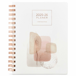 A5 Planer 2025 2026 von Smart Panda – Terminplaner Roségold, Wochenplaner A5 – Kalender Planer – Juni 2025 bis Juli 2026 – auf Deutsch Angebot bei HelloDeals