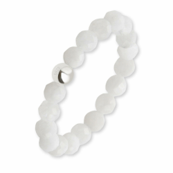 Fidget Ring aus Naturstein Perlen für Damen - Anxiety Ring elastisch - Anti Stress Ring facettiert I Ringgröße 52-62 I Valentinstag-Geschenk für Sie Angebot bei HelloDeals