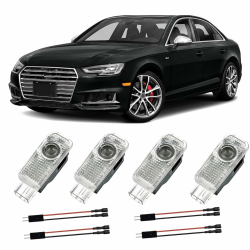 Sylswx 4 Stück Autotür Licht Projektor Türbeleuchtung für A1/A3/A4/A5/A6/A7/A8/Q2/Q3/Q5/Q7/Q8/TT/R8, Türprojektoren Einstiegsbeleuchtung Unterbodenbeleuchtung Auto Zubehör Angebot bei HelloDeals