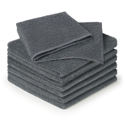 Blumtal 6er Set Mikrofasertücher 30x40 cm Lappen - Geschirrtücher Anthrazit - Microfasertücher Putzlappen Waschbar bei 60°C - Reinigungstücher Fensterputztücher - Premium Putztücher Allzwecktücher Angebot bei HelloDeals