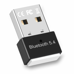 Bluetooth Adapter PC - USB Bluetooth 5.4 Dongle - Bluetooth Stick, Low Latency, Plug & Play, Kompatibel mit Windows 11/10/8.1/7 für Desktop, Laptop, Headset, Tastatur, Maus Angebot bei HelloDeals