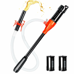 Elektrische Transferpumpe, Batteriebetriebene Flüssigkeitstransferpumpe, Siphon Pumpe tragbare,Dieselpumpe Kanisterpumpe mit Schlauch-2,4 GPM, für Benzin, Diesel,benzinpumpe für kanister 264 Angebot bei HelloDeals