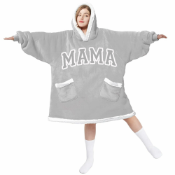 Muttertagsgeschenke für Mama, Hoodie Decke mit Ärmeln Mama Geschenk zu Muttertag Weihnachten Geburtstag, Geburtstagsgeschenk für Mama von Tochter Sohn, Beste Mama Geschenk Angebot bei HelloDeals