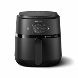 Philips Airfryer 2000 Series 4,2L - Digitaler Touchscreen, 13 Garmethoden, 9 voreingestellte Kochprogramme, bis zu 90% weniger Fett mit RapidAir Technologie, 1500W Leistung, Schwarz (NA229/00) Angebot bei HelloDeals