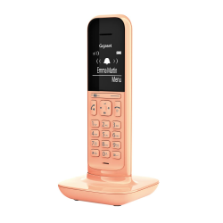 Gigaset CL390HX - Design DECT-Mobilteil mit Ladeschale – Schnurloses Telefon für Router und DECT-Basis - Fritzbox-kompatibel - Direktwahlfunktion - Schutz vor unerwünschten Anrufen, Cantaloupe Angebot bei HelloDeals