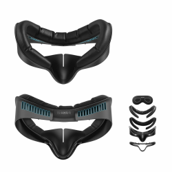 AMVR Kompatibel mit Meta Quest 3S Facial Interface Face Pad Cover Zubehör, Comfort PU Cushion und atmungsaktives Ice Silk Cotton Face Pad, Nicht Fit Quest 3 (Standardausführung) Angebot bei HelloDeals
