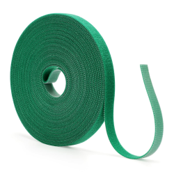 KINGLAKE 10m Pflanzenbinder Klett,12mm Pflanzenband klettband pflanzen, Pflanzen binder mit klettverschluss Garten,Pflanzen Band Verstellbar Befestigung Kabelbinder für Pflanzen Baum- grün Angebot bei HelloDeals