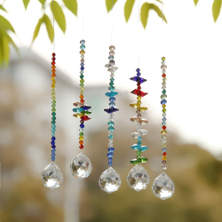 🌞 ToBeIT 12pcs Kristall Sonnenfänger Zaubert Lichtreflexe Dekoanhänger selber basteln (A) 🌈 Angebot bei HelloDeals