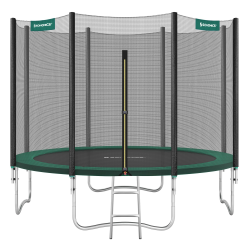 🎉 SONGMICS Trampolin Outdoor Ø 305 cm: Rundes Gartentrampolin mit 20% mehr Hüpfspaß! 🌟 Angebot bei HelloDeals