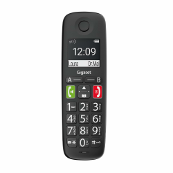 📞 Gigaset E290HX Schnurloses Senioren-Telefon - Schwarz Angebot bei HelloDeals