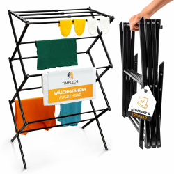 🌟 Zeitlich begrenztes Angebot: TIMELEOS Wäscheständer - Platzsparend und Langlebig! 🌟 Angebot bei HelloDeals