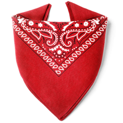 Karl Loven Bandana 100% Baumwolle Premium-Qualität für Damen Herren 🧣🔴 Angebot bei HelloDeals