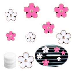 😍🌼 8 Stück Gänseblümchen Blume Auto Lufterfrischer Clip Auto Diffuser Angebot bei HelloDeals