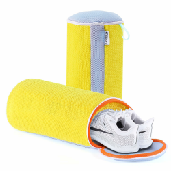 Teletrogy 2Pcs Schuhe Waschbeutel 🌟 Schuhwaschbeutel Waschmaschine 🧼 Rundum-Reinigung Angebot bei HelloDeals