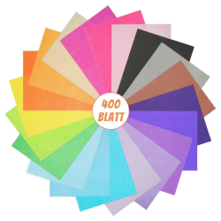VGOODALL 400 Blatt Transparentpapier Bunt 🎨🎁 Angebot bei HelloDeals